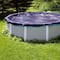 Swim Central 24ft. Blue Round Super Guard Above Ground Swimming Pool Winter Cover
